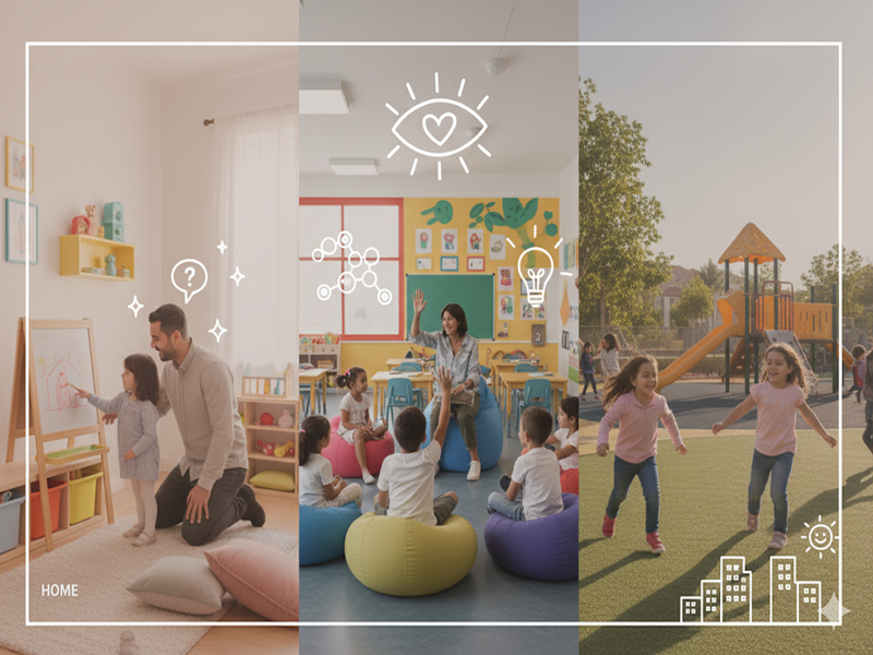 کودکمحوری در محیط؛ از خانه تا مدرسه و جامعه