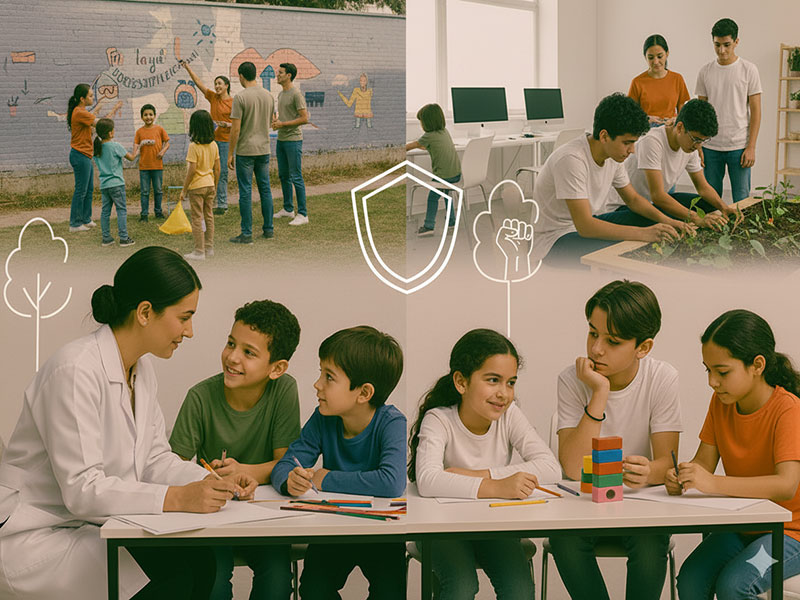 مداخلات روانی‌ اجتماعی در مواجهه با کودکان و نوجوانان آسیب‌دیده: از پیشگیری تا توانمندسازی